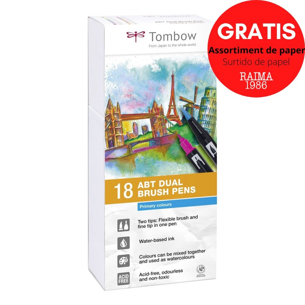 ESTOIG DUAL BRUSH-PEN PRIMARY 18 U