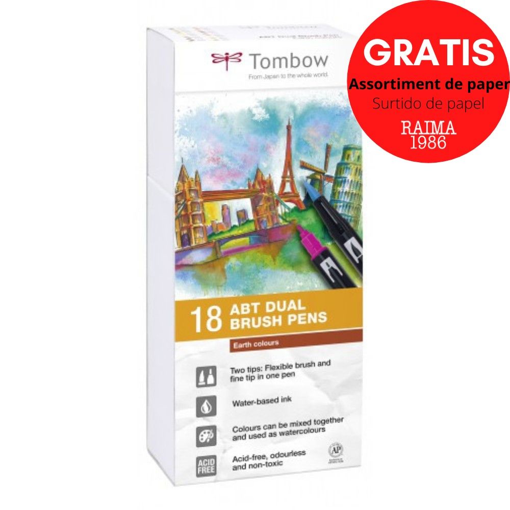 ESTOIG DUAL BRUSH-PEN EARTH 18 U