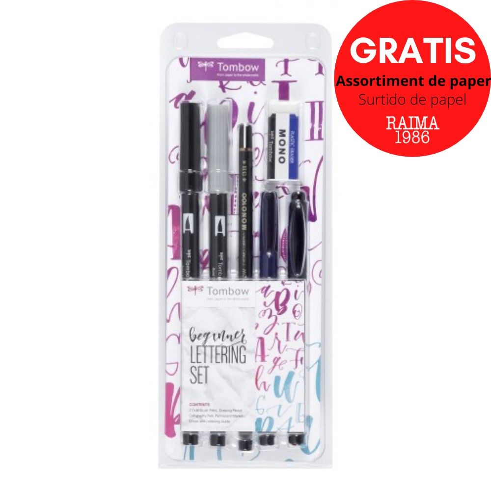 SET TOMBOW LETTERING "BEGINNER"