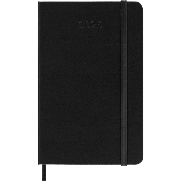 Agenda Moleskine 2026 Classic Pocket Setmanal Horitzontal de tapa dura