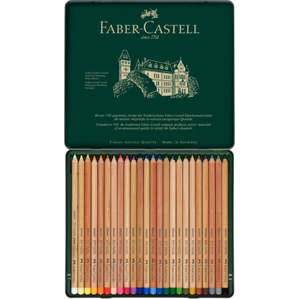 Estoig Faber Castell 24 llapis Pastel Pitt