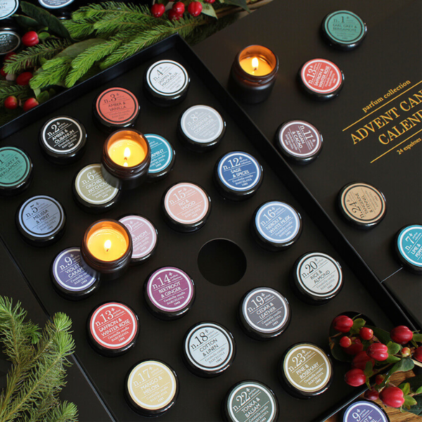 Calendari d'Advent d'espelmes