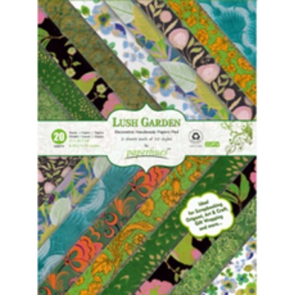 Pack 20 fulls Exuberant jardí 15,2 x 15,2 cm