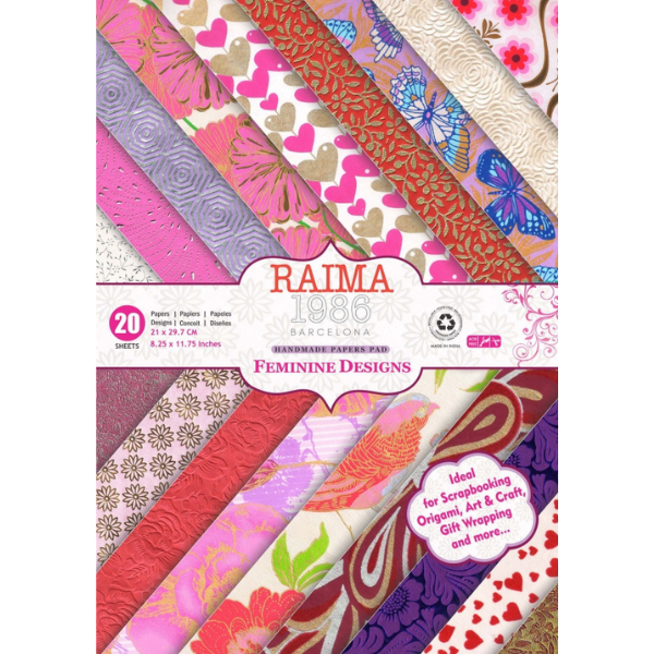 Pack 20 fulls Disseny femení 21 x 29,7 cm