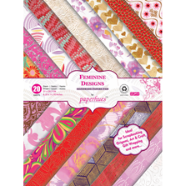Pack 20 fulls Disseny femení 21 x 29,7 cm