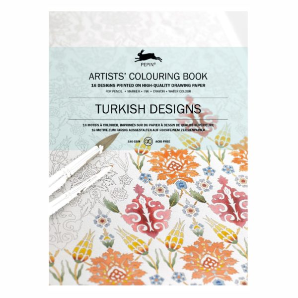 LLIBRE ARTISTIC PINTAR TURKISH DESIGN 16 FULLS 180 GR