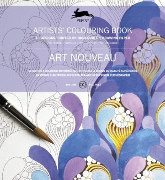 LLIBRE ARTISTIC PINTAR ART NOUVEAU 16 FULLS 180 GR