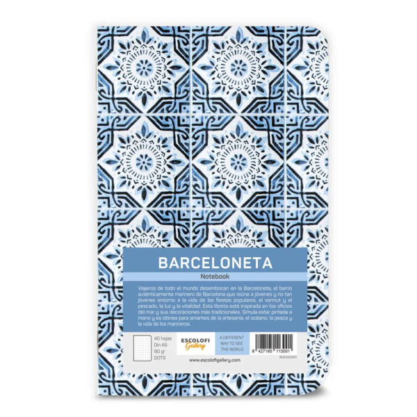 Libro BARCELONETA A5 DOTS 40F 90G