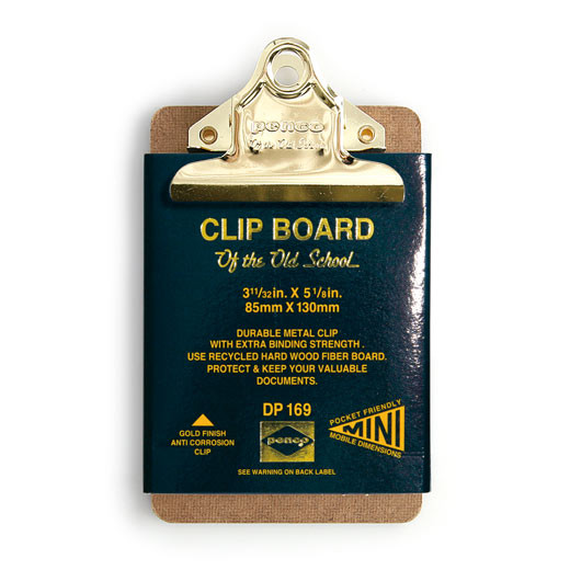 Mini clip/ Clipboard 8,5 x 13 cm