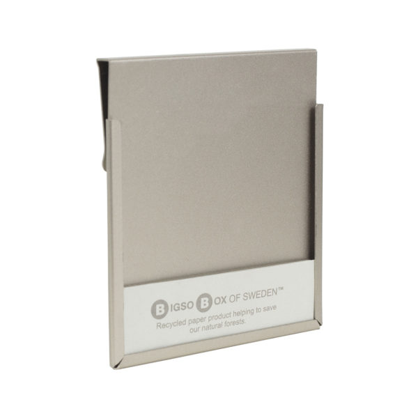 METAL CLIP LABEL. 6,8 x 2,3 cm