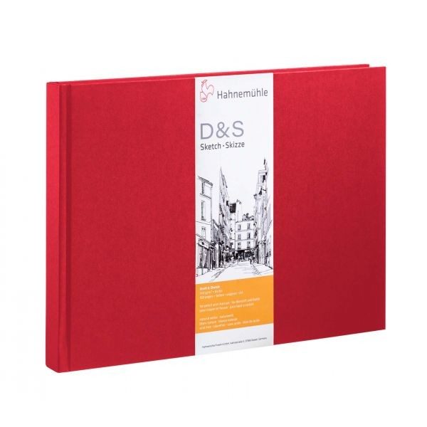 D & S A4 L 80 hojas / 160 páginas 140 g / m2 Rojo