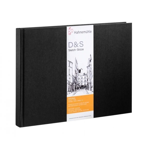 D & S A5 L 80 hojas / 160 páginas 140 g / m2 Negro
