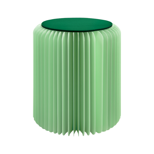 Tamboret de paper Papillon 'menta'