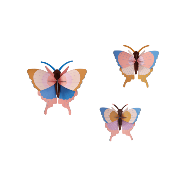 Figura Papallones roses 3un