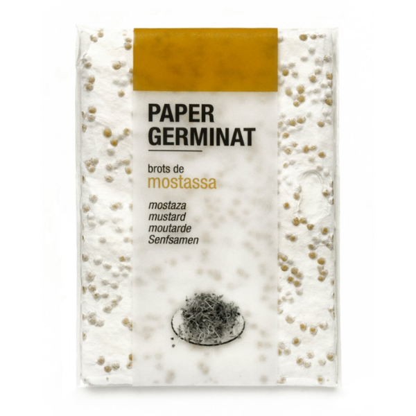 Paper Germinat Mostassa 13x9 cm