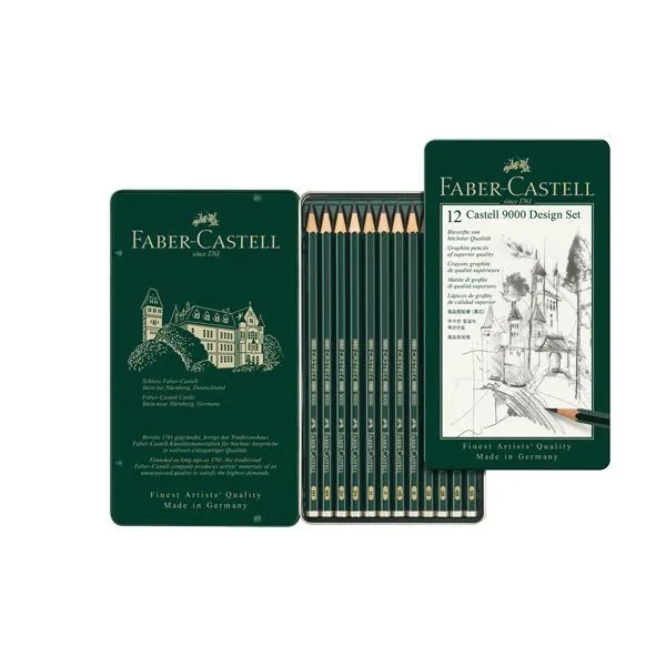 Joc Faber Castell 12 Llapis Castell 9000 5B/5H