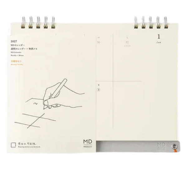 Calendari Midori twin mensual sobretaula