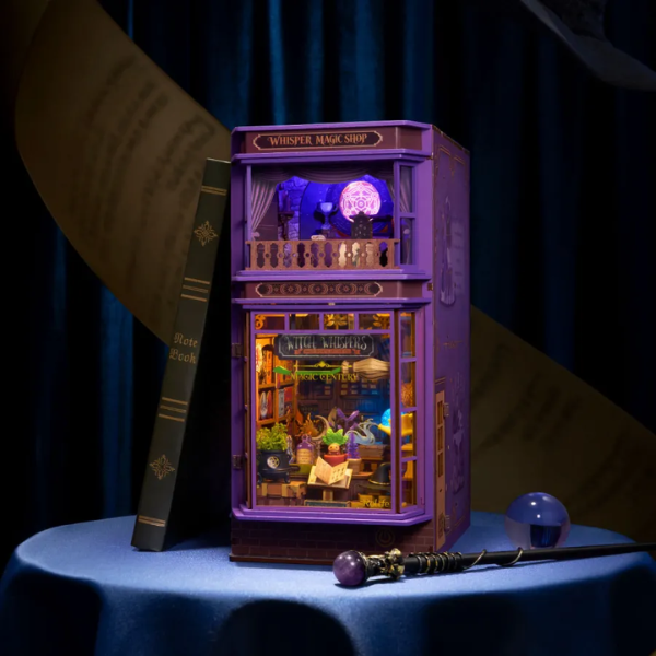 Kit Miniatura Fusta Llibre Whisper Magic Shop