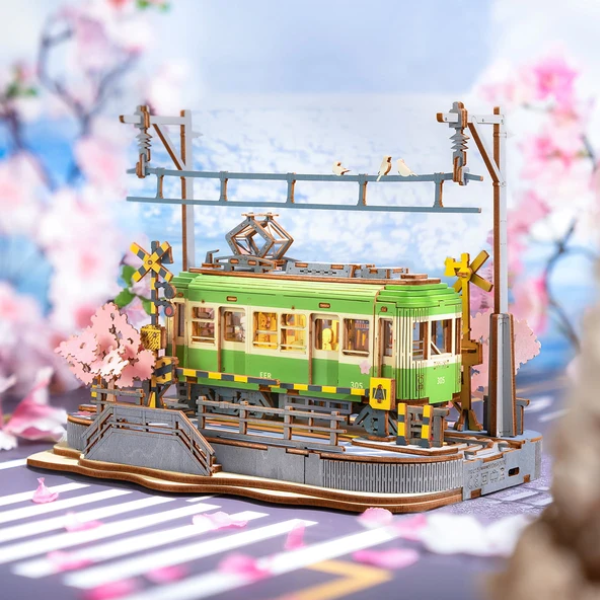 Puzzle 3D De Fusta Sakura Journey