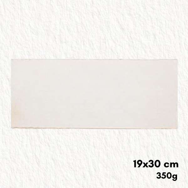 Paper aquarel·la blanc 19 × 30 cm – 10 fulls