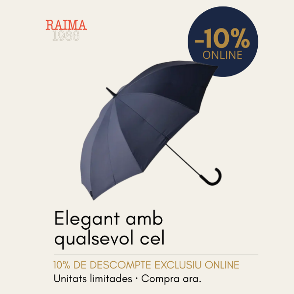 Paraigua llarg Auto 62cm Navy